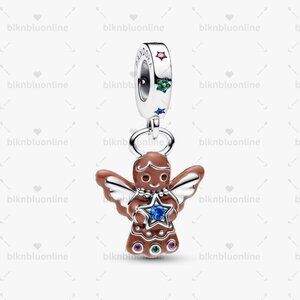 Pandora Gingerbread Angel Dangle Charm